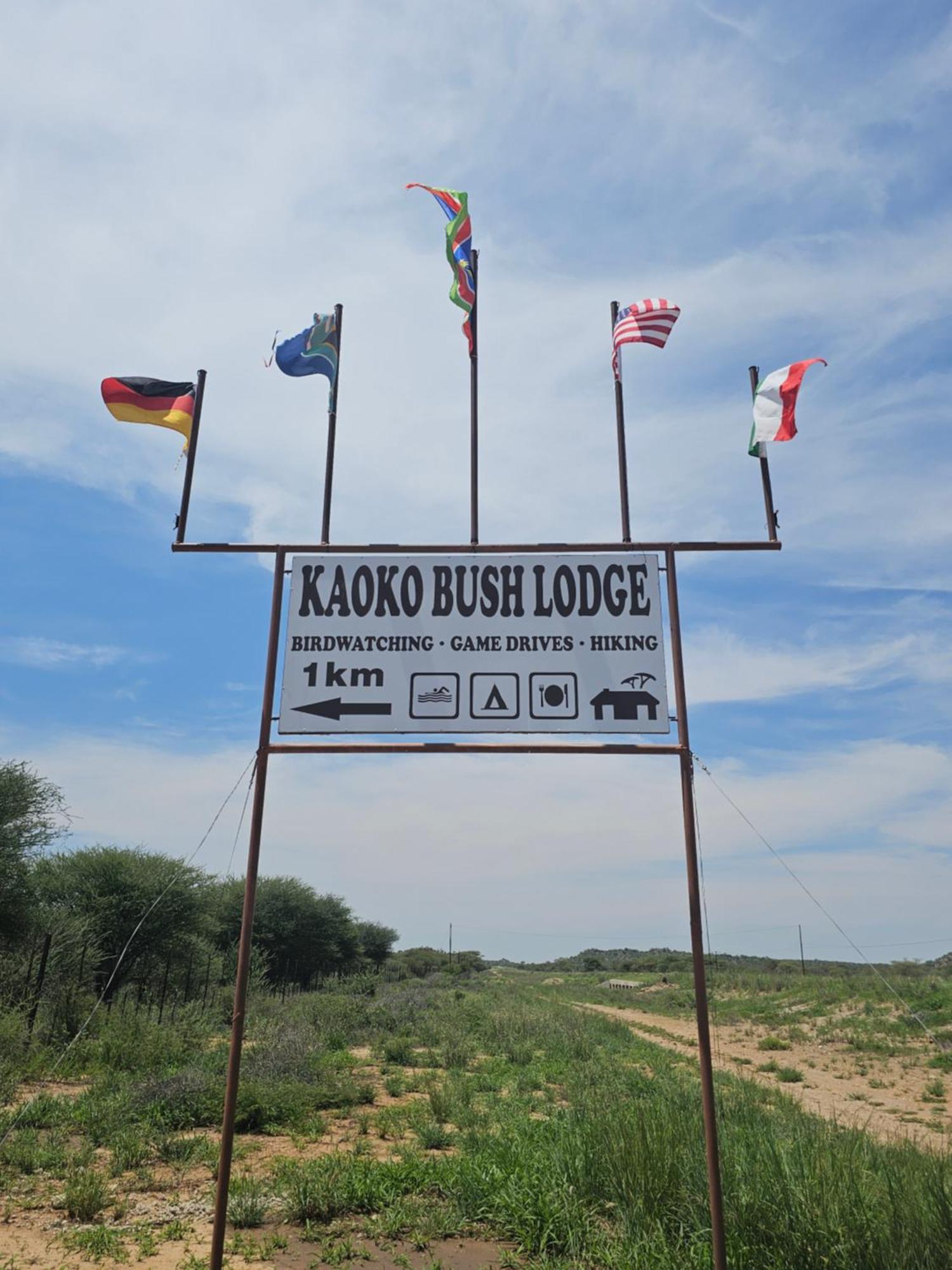 Kaoko Bush Lodge Kamanjab المظهر الخارجي الصورة